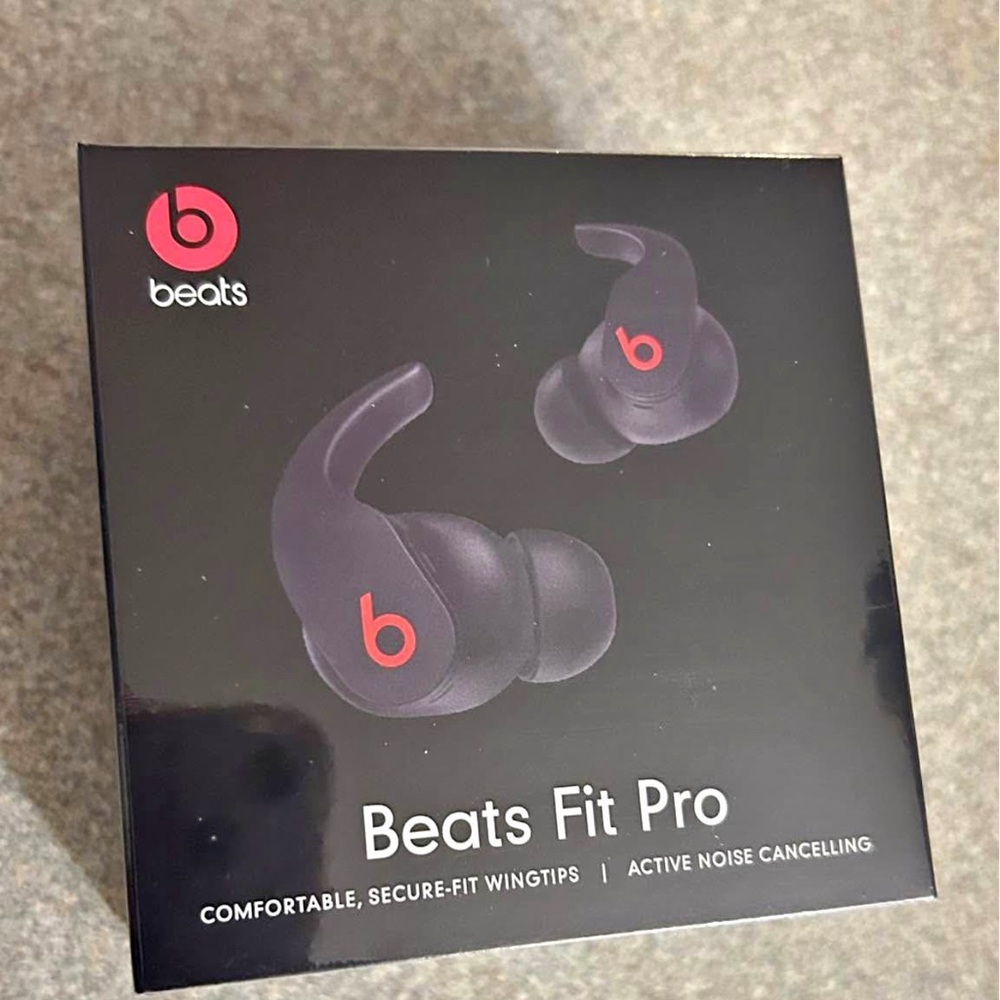 Beats by Dre Fit Pro Earbuds - Black and Red